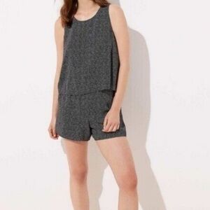 NWT LOFT Romper Open Back Polka Dot S